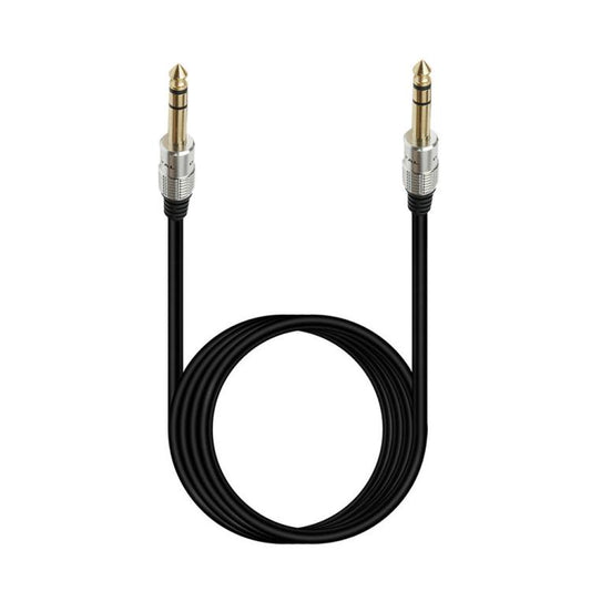 JUNSUNMAY 6.35mm 1/4 inch Male to Male Stereo Headphone Guitar Extension Cable Cord, Length:5m - Aux Cable by JUNSUNMAY | Online Shopping UK | buy2fix