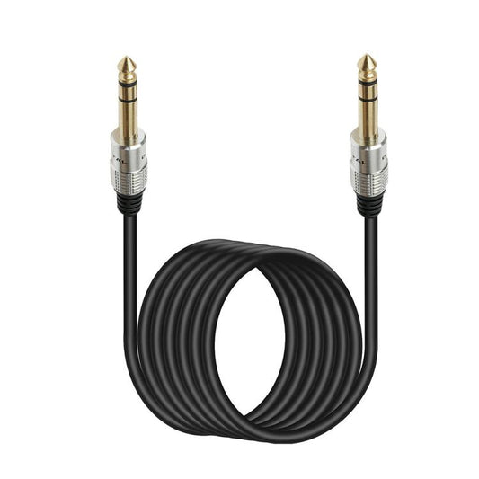 JUNSUNMAY 6.35mm 1/4 inch Male to Male Stereo Headphone Guitar Extension Cable Cord, Length:10m - Aux Cable by JUNSUNMAY | Online Shopping UK | buy2fix