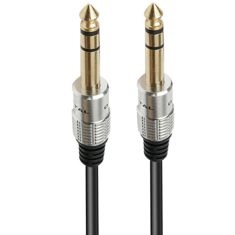 JUNSUNMAY 6.35mm 1/4 inch Male to Male Stereo Headphone Guitar Extension Cable Cord, Length:3m - Aux Cable by JUNSUNMAY | Online Shopping UK | buy2fix