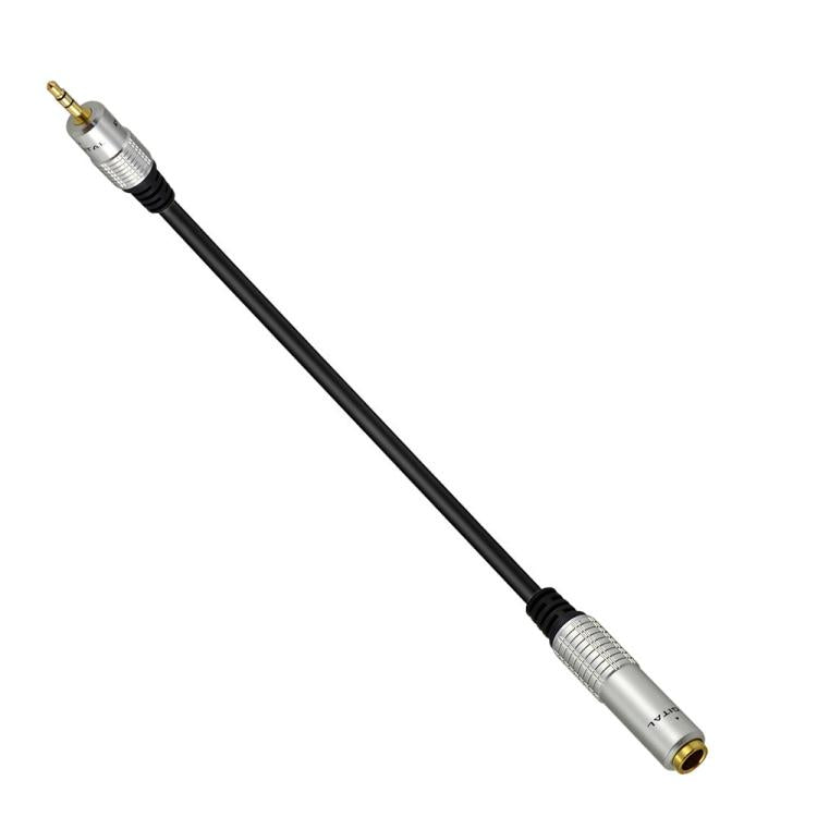 JUNSUNMAY 6.35mm Female to 3.5mm TRS Male Stereo Audio Cable Guitar Cord, Length:0.3m - Aux Cable by JUNSUNMAY | Online Shopping UK | buy2fix