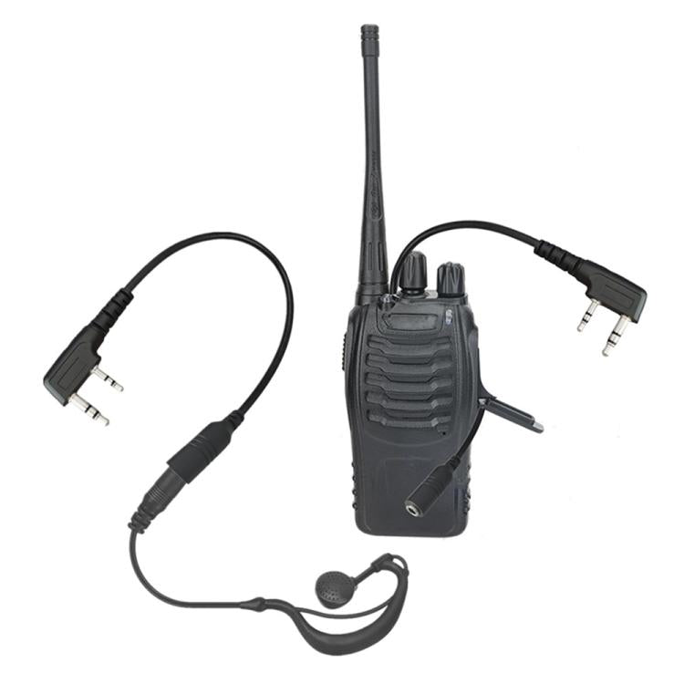 JUNSUNMAY Walkie Talkies Headset Radio Earpiece Adapter Cable, Length: 25cm, Interface:2 Pin to Female 3.5mm - Other Accessories by JUNSUNMAY | Online Shopping UK | buy2fix