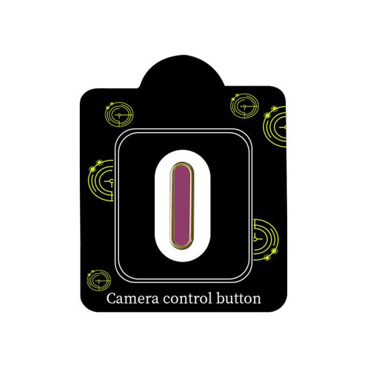 For iPhone 16 Pro Kalebol Flexible Metal Key Protection Sticker(Purple Red) - iPhone Stickers by Kalebol | Online Shopping UK | buy2fix