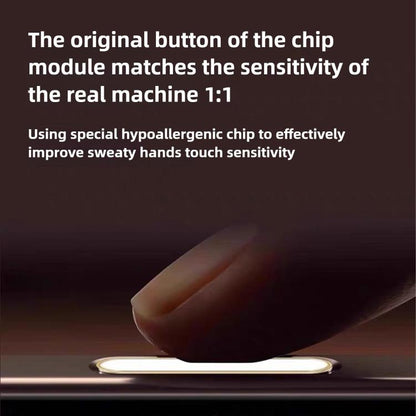 For iPhone 16 Kalebol Flexible Metal Key Protection Sticker(Black) - iPhone Stickers by Kalebol | Online Shopping UK | buy2fix