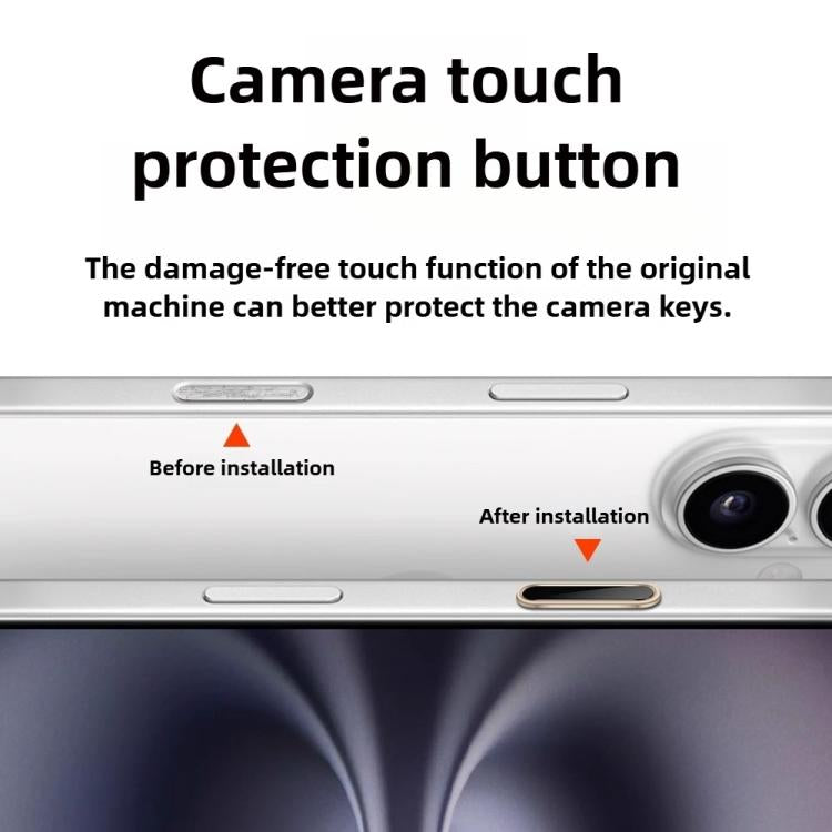 For iPhone 16 Pro Max Kalebol Flexible Metal Key Protection Sticker(Purple Red) - iPhone Stickers by Kalebol | Online Shopping UK | buy2fix