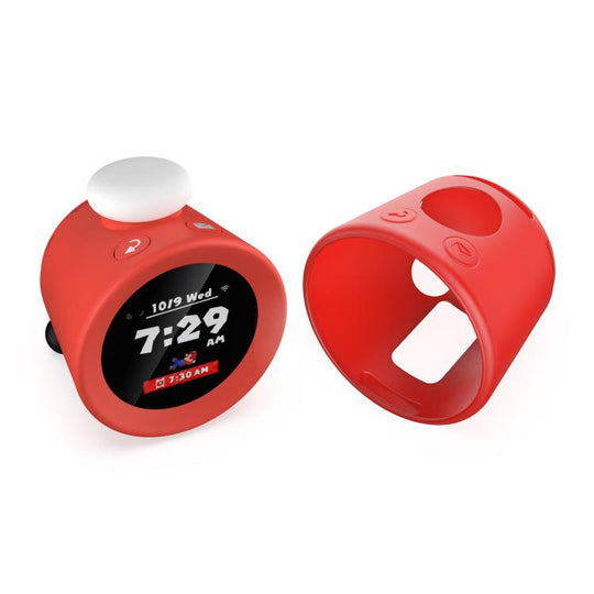 For Nintendo Sound Clock  Alarmo DOBE Smart Motion Alarm Silicone Protective Case(Red)