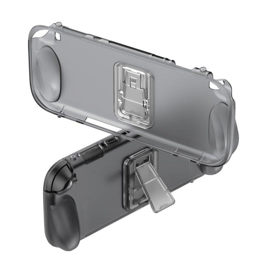 For Nintendo Switch 2 Game Game Console TPU Protective Case with Back Support(Transparent) - Cases by buy2fix | Online Shopping UK | buy2fix