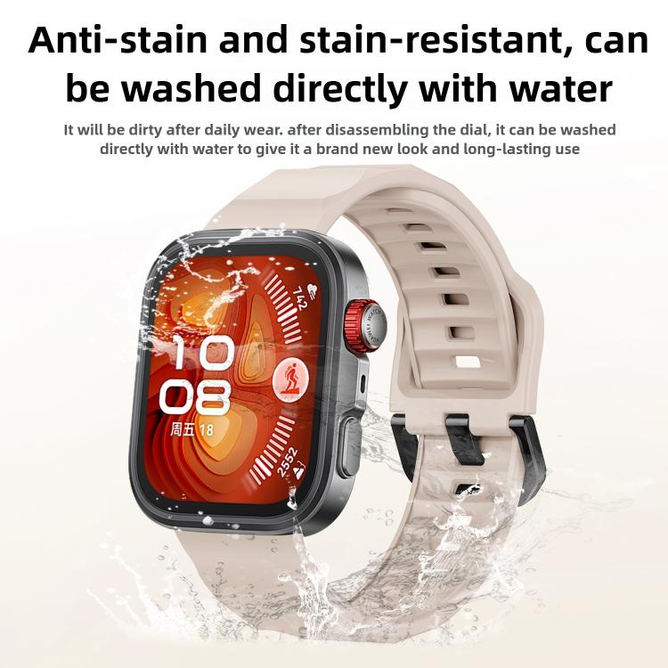 For Huawei Watch Fit3 / Fit4 / Fit4 Pro Wave Black Buckle Silicone Watch Band(Red) - Watch Bands by buy2fix | Online Shopping UK | buy2fix