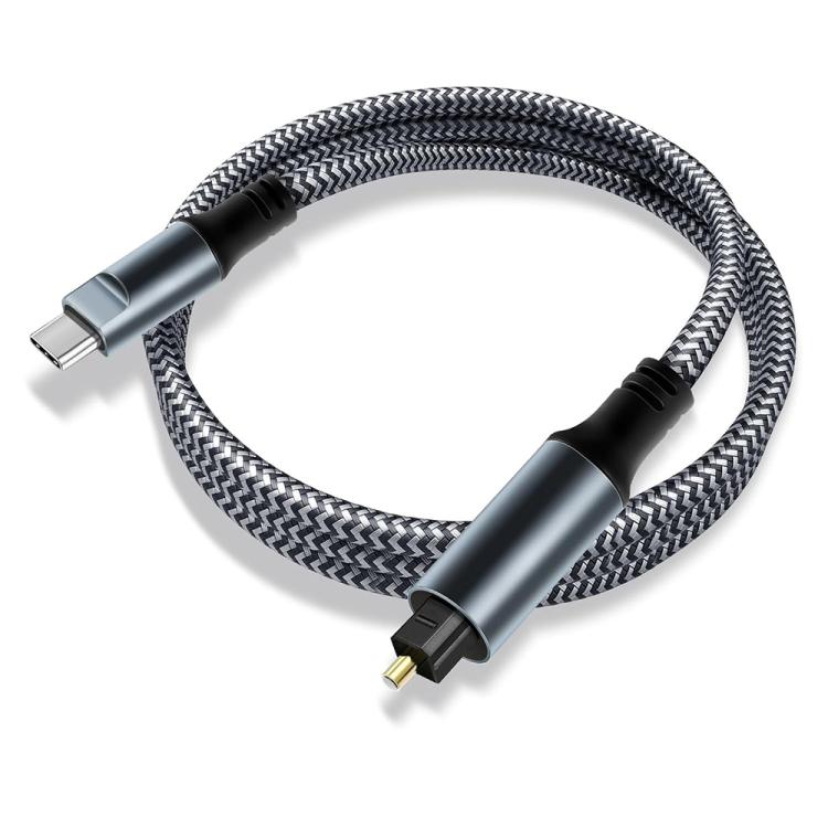 3m JUNSUNMAY Male USB Type-C to Male Toslink Optical Audio SPDIF Cable - USB Cable by JUNSUNMAY | Online Shopping UK | buy2fix