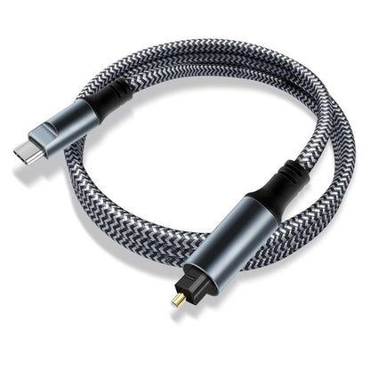 3m JUNSUNMAY Male USB Type-C to Male Toslink Optical Audio SPDIF Cable - USB Cable by JUNSUNMAY | Online Shopping UK | buy2fix