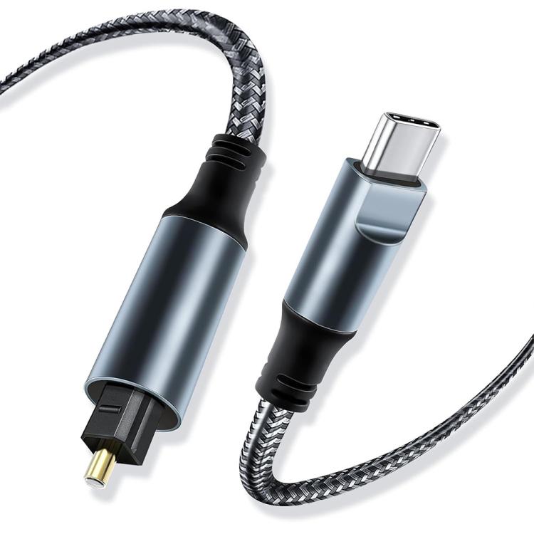 4.5m JUNSUNMAY Male USB Type-C to Male Toslink Optical Audio SPDIF Cable - USB Cable by JUNSUNMAY | Online Shopping UK | buy2fix