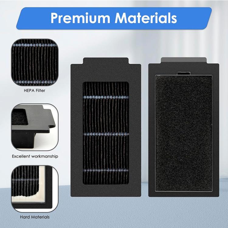 JUNSUNMAY 4pcs Sweeper Clean Filter for Ecovacs Deebot T50 Pro / T50 Max / T50 Omni - For ECOVACS Accessories by JUNSUNMAY | Online Shopping UK | buy2fix