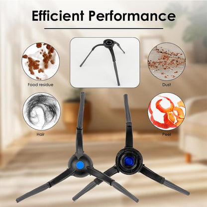 JUNSUNMAY 6pcs Sweeper Triangle Side Brush for Ecovacs Deebot T50 Pro / T50 Max / T50 Omni - For ECOVACS Accessories by JUNSUNMAY | Online Shopping UK | buy2fix