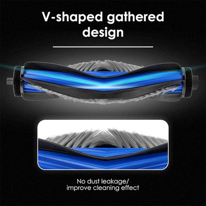 2pcs JUNSUNMAY Sweeper Main Clean Brush for Ecovacs Deebot T50 Pro / T50 Max / T50 Omni - For ECOVACS Accessories by JUNSUNMAY | Online Shopping UK | buy2fix