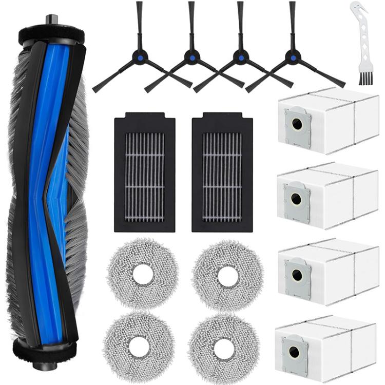 JUNSUNMAY 16pcs/Set Sweeper Replacement Parts Kit for Ecovacs Deebot T50 Pro / T50 Max / T50 Omni - For ECOVACS Accessories by JUNSUNMAY | Online Shopping UK | buy2fix