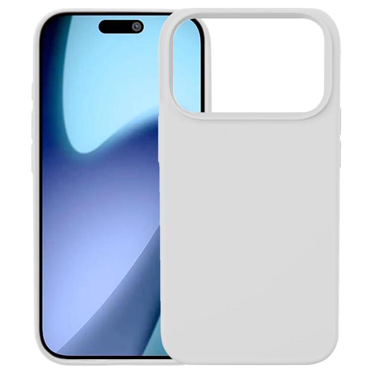 For iPhone 17 Pro Max Kalebol Solid Color Simple All-inclusive Liquid Silicone Phone Case(White) - iPhone 17 Pro Max Cases by Kalebol | Online Shopping UK | buy2fix