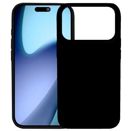 For iPhone 18 Pro Max / 17 Pro Max Kalebol Solid Color Simple All-inclusive Liquid Silicone Phone Case(Black)
