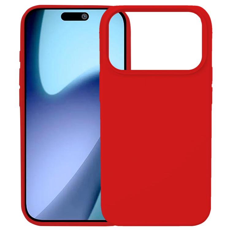 For iPhone 17 Pro Max Kalebol Solid Color Simple All-inclusive Liquid Silicone Phone Case(Red) - iPhone 17 Pro Max Cases by Kalebol | Online Shopping UK | buy2fix