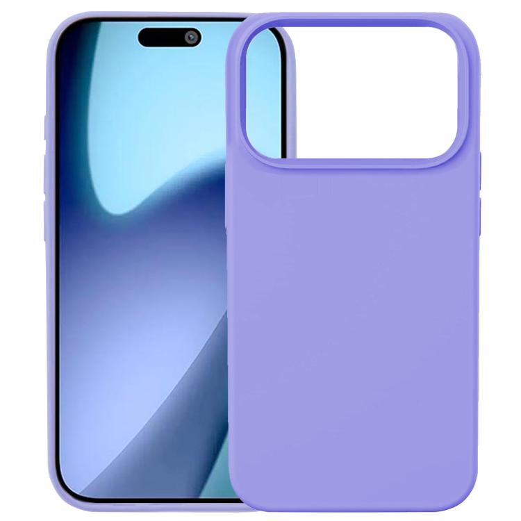 For iPhone 17 Pro Max Kalebol Solid Color Simple All-inclusive Liquid Silicone Phone Case(Purple) - iPhone 17 Pro Max Cases by Kalebol | Online Shopping UK | buy2fix