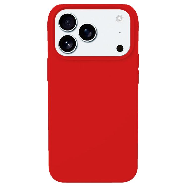For iPhone 17 Pro Kalebol Solid Color Simple All-inclusive Liquid Silicone Phone Case(Red) - iPhone 17 Pro Cases by Kalebol | Online Shopping UK | buy2fix
