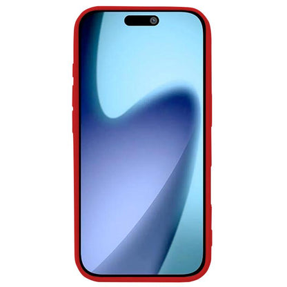 For iPhone 17 Pro Kalebol Solid Color Simple All-inclusive Liquid Silicone Phone Case(Red) - iPhone 17 Pro Cases by Kalebol | Online Shopping UK | buy2fix