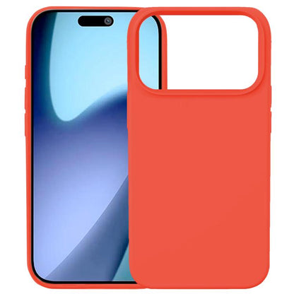For iPhone 17 Pro Kalebol Solid Color Simple All-inclusive Liquid Silicone Phone Case(Orange) - iPhone 17 Pro Cases by Kalebol | Online Shopping UK | buy2fix