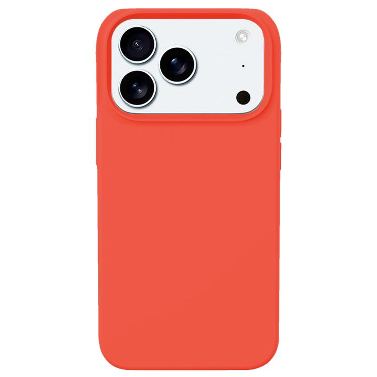 For iPhone 17 Pro Kalebol Solid Color Simple All-inclusive Liquid Silicone Phone Case(Orange) - iPhone 17 Pro Cases by Kalebol | Online Shopping UK | buy2fix