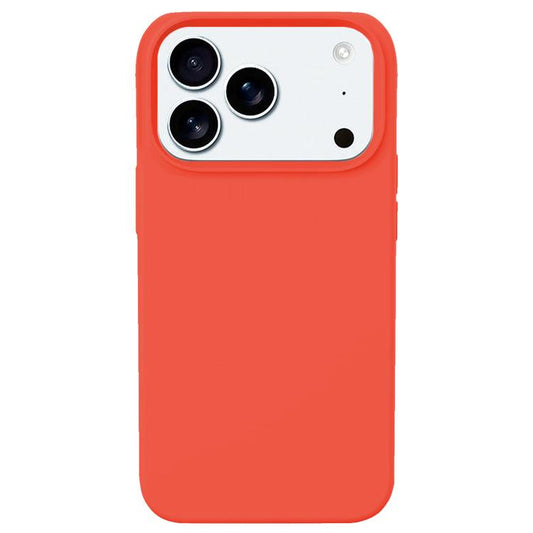 For iPhone 17 Pro Kalebol Solid Color Simple All-inclusive Liquid Silicone Phone Case(Orange) - iPhone 17 Pro Cases by Kalebol | Online Shopping UK | buy2fix