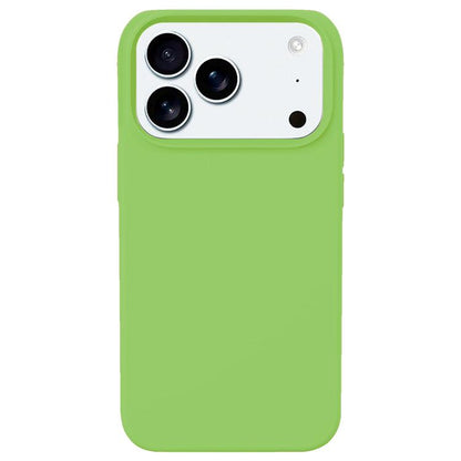 For iPhone 17 Pro Kalebol Solid Color Simple All-inclusive Liquid Silicone Phone Case(Green) - iPhone 17 Pro Cases by Kalebol | Online Shopping UK | buy2fix