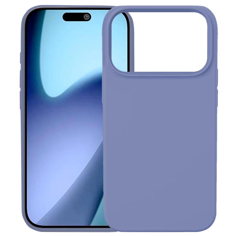 For iPhone 17 Pro Kalebol Solid Color Simple All-inclusive Liquid Silicone Phone Case(Lilac) - iPhone 17 Pro Cases by Kalebol | Online Shopping UK | buy2fix