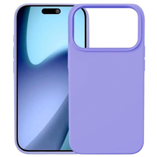 For iPhone 18 Pro / 17 Pro Kalebol Solid Color Simple All-inclusive Liquid Silicone Phone Case(Purple)