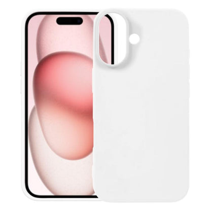For iPhone 17 Kalebol Solid Color Simple All-inclusive Liquid Silicone Phone Case(White) - iPhone 17 Cases by Kalebol | Online Shopping UK | buy2fix