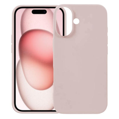 For iPhone 17 Kalebol Solid Color Simple All-inclusive Liquid Silicone Phone Case(Pink) - iPhone 17 Cases by Kalebol | Online Shopping UK | buy2fix