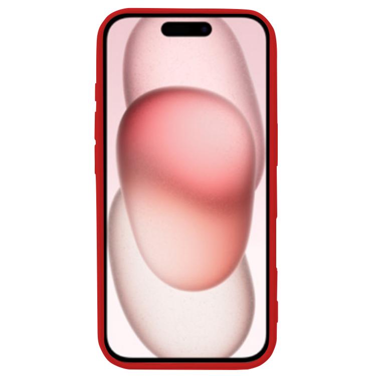 For iPhone 17 Kalebol Solid Color Simple All-inclusive Liquid Silicone Phone Case(Red) - iPhone 17 Cases by Kalebol | Online Shopping UK | buy2fix