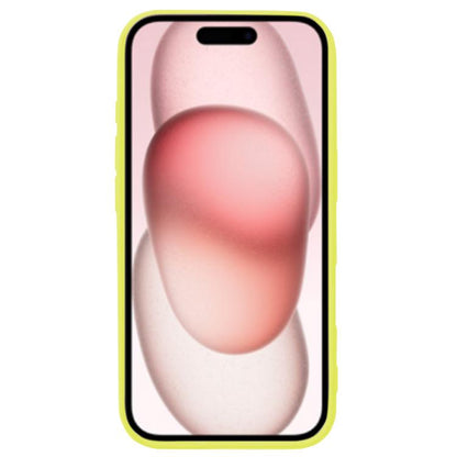 For iPhone 17 Kalebol Solid Color Simple All-inclusive Liquid Silicone Phone Case(Yellow) - iPhone 17 Cases by Kalebol | Online Shopping UK | buy2fix