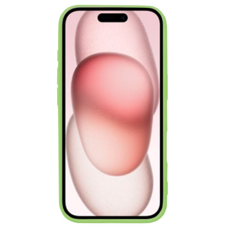 For iPhone 17 Kalebol Solid Color Simple All-inclusive Liquid Silicone Phone Case(Green) - iPhone 17 Cases by Kalebol | Online Shopping UK | buy2fix