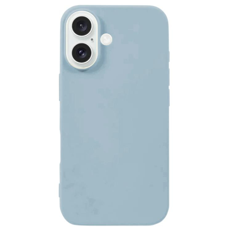 For iPhone 17 Kalebol Solid Color Simple All-inclusive Liquid Silicone Phone Case(Light Blue) - iPhone 17 Cases by Kalebol | Online Shopping UK | buy2fix