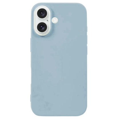 For iPhone 17 Kalebol Solid Color Simple All-inclusive Liquid Silicone Phone Case(Light Blue) - iPhone 17 Cases by Kalebol | Online Shopping UK | buy2fix