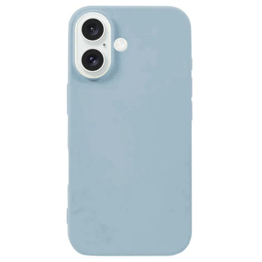 For iPhone 17 Kalebol Solid Color Simple All-inclusive Liquid Silicone Phone Case(Light Blue) - iPhone 17 Cases by Kalebol | Online Shopping UK | buy2fix