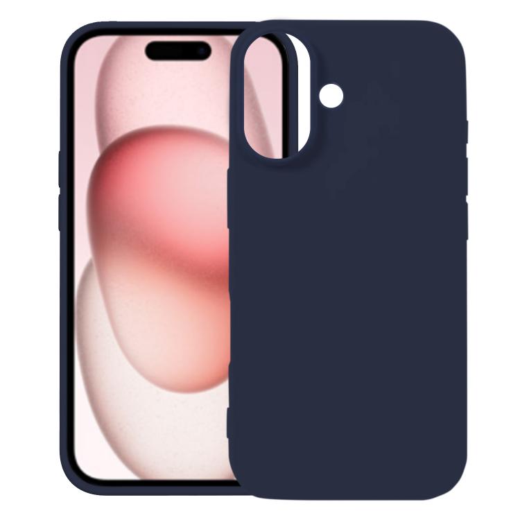 For iPhone 17 Kalebol Solid Color Simple All-inclusive Liquid Silicone Phone Case(Midnight Blue) - iPhone 17 Cases by Kalebol | Online Shopping UK | buy2fix