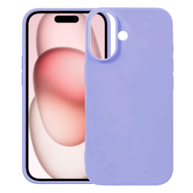 For iPhone 17 Kalebol Solid Color Simple All-inclusive Liquid Silicone Phone Case(Purple) - iPhone 17 Cases by Kalebol | Online Shopping UK | buy2fix