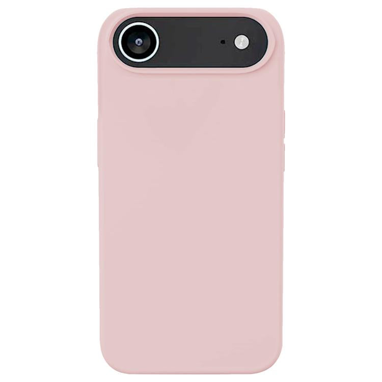 For iPhone 17 Air Kalebol Solid Color Simple All-inclusive Liquid Silicone Phone Case(Pink) - iPhone 17 Air Cases by Kalebol | Online Shopping UK | buy2fix