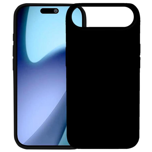 For iPhone 17 Air Kalebol Solid Color Simple All-inclusive Liquid Silicone Phone Case(Black) - iPhone 17 Air Cases by Kalebol | Online Shopping UK | buy2fix