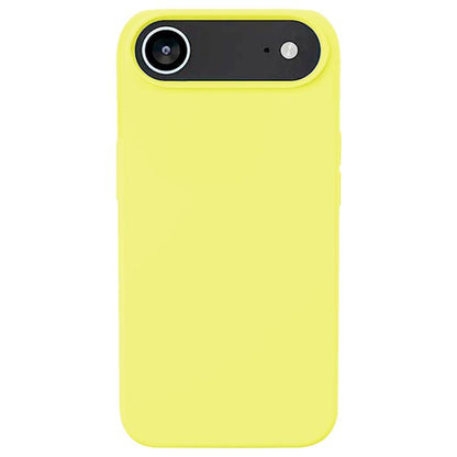For iPhone 17 Air Kalebol Solid Color Simple All-inclusive Liquid Silicone Phone Case(Yellow) - iPhone 17 Air Cases by Kalebol | Online Shopping UK | buy2fix