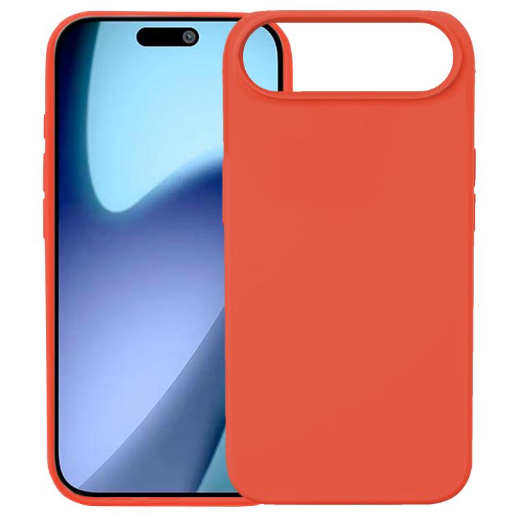 For iPhone 17 Air Kalebol Solid Color Simple All-inclusive Liquid Silicone Phone Case(Orange) - iPhone 17 Air Cases by Kalebol | Online Shopping UK | buy2fix