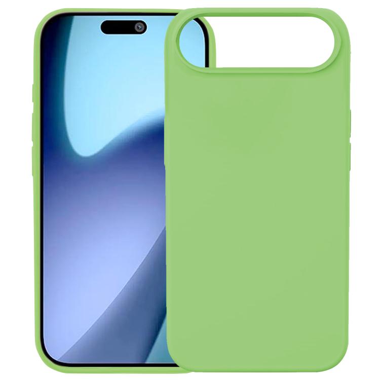 For iPhone 17 Air Kalebol Solid Color Simple All-inclusive Liquid Silicone Phone Case(Green) - iPhone 17 Air Cases by Kalebol | Online Shopping UK | buy2fix