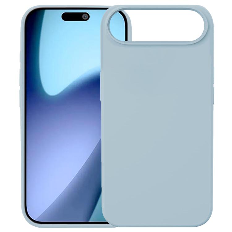 For iPhone Air Kalebol Solid Color Simple All-inclusive Liquid Silicone Phone Case(Light Blue) - iPhone Air Cases by Kalebol | Online Shopping UK | buy2fix