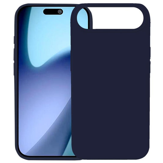 For iPhone 17 Air Kalebol Solid Color Simple All-inclusive Liquid Silicone Phone Case(Midnight Blue) - iPhone 17 Air Cases by Kalebol | Online Shopping UK | buy2fix