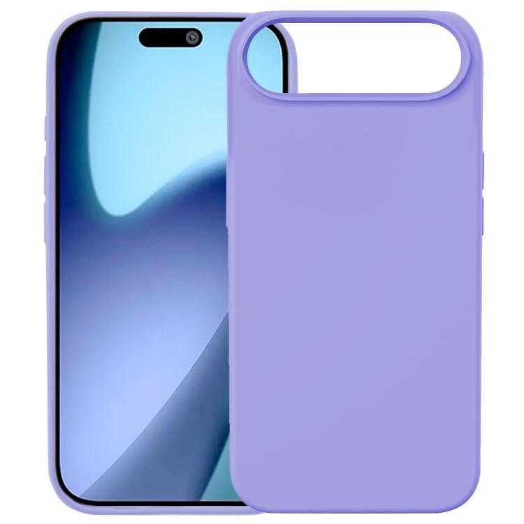 For iPhone 17 Air Kalebol Solid Color Simple All-inclusive Liquid Silicone Phone Case(Purple) - iPhone 17 Air Cases by Kalebol | Online Shopping UK | buy2fix
