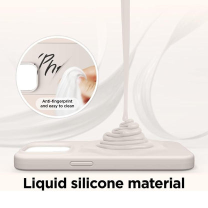 For iPhone 17 Pro Kalebol Solid Color Simple All-inclusive Liquid Silicone Phone Case(Pink) - iPhone 17 Pro Cases by Kalebol | Online Shopping UK | buy2fix