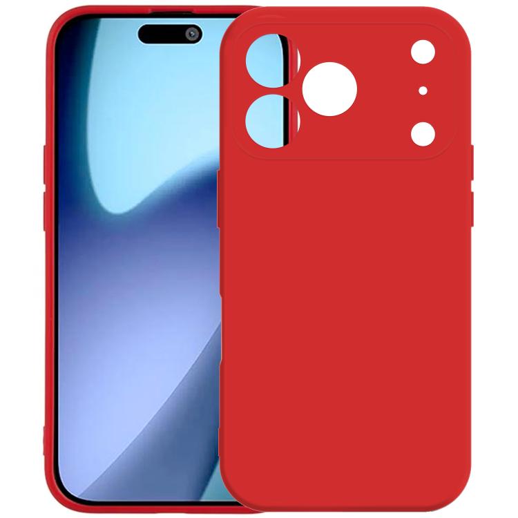 For iPhone 17 Pro Max Kalebol Precise Cutouts Solid Color TPU Phone Case(Red) - iPhone 17 Pro Max Cases by Kalebol | Online Shopping UK | buy2fix